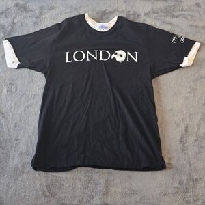Phantom of the Opera London T Shirt Men's Small Black Logo Musical Play West End